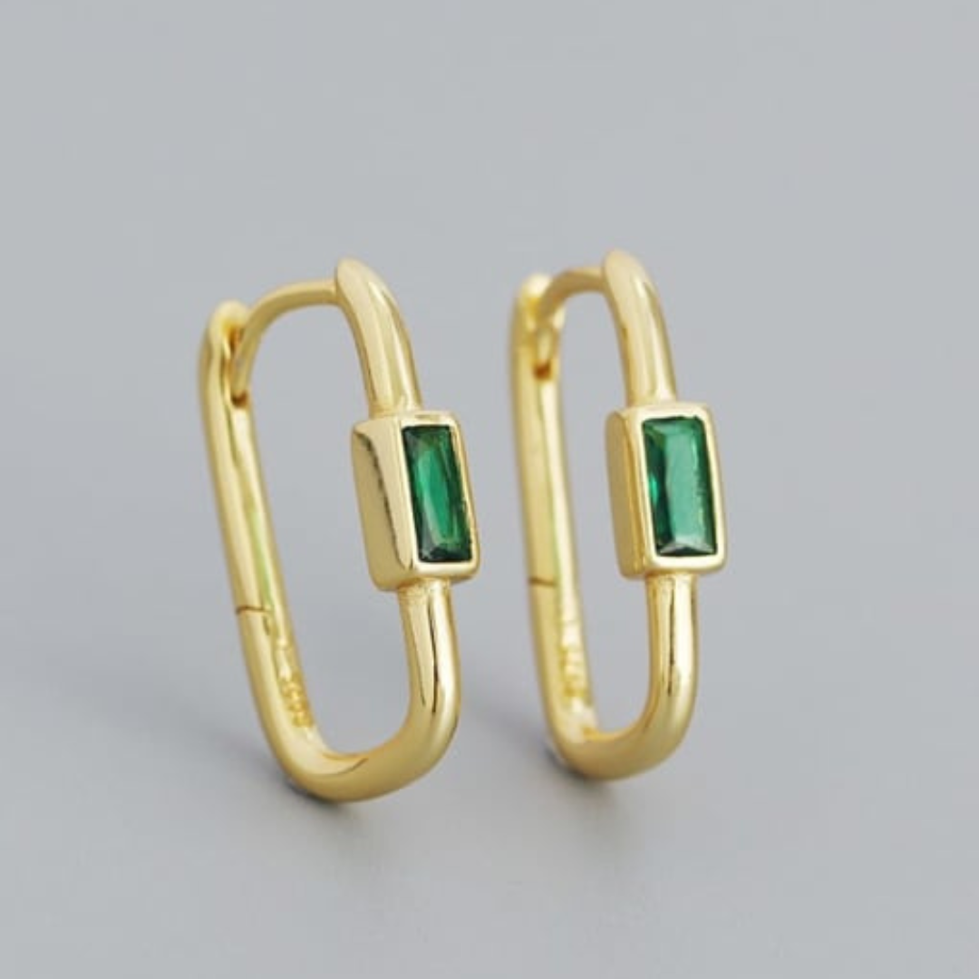 Felia Huggie earrings