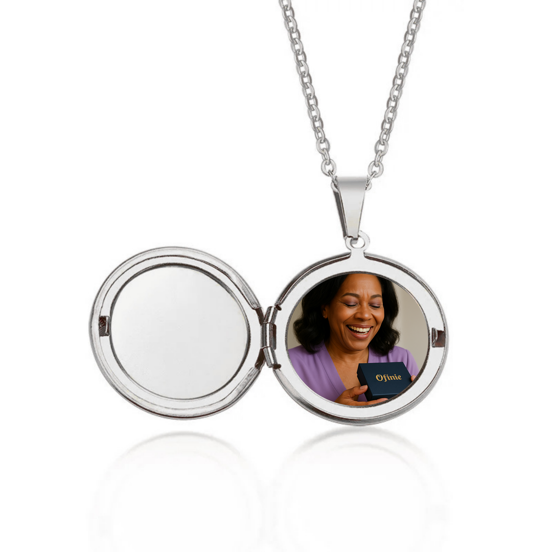 Round Locket Necklace