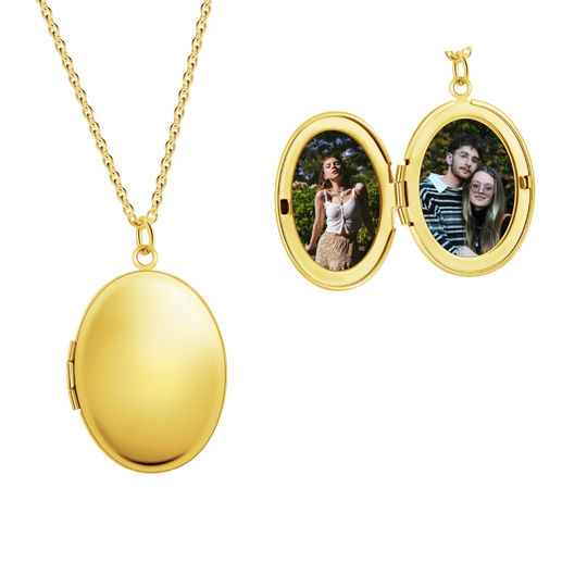 Oval Locket Necklace