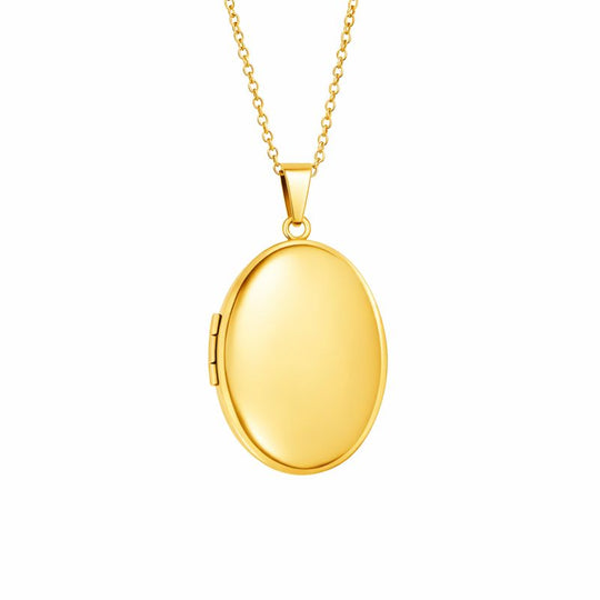 Oval Locket Necklace