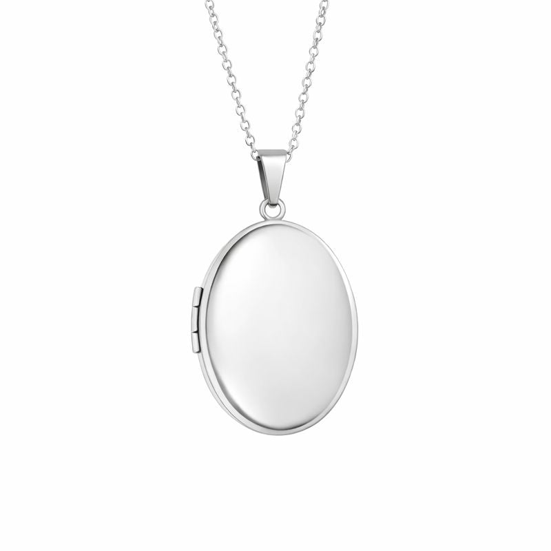 Oval Locket Necklace