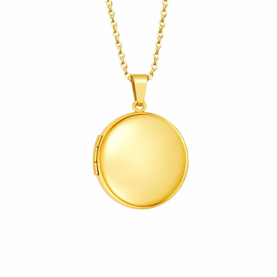 Round Locket Necklace
